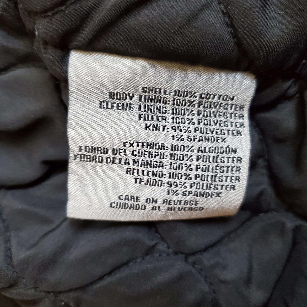 Vintage 80s Levi's Western Wear Jacket Coat Jean Denim Quilt Lined M - Picture 8 of 11